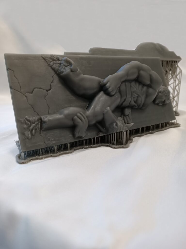 Calco per bassorilievo in stampa 3D SLS
