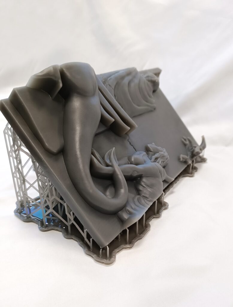 Calco per bassorilievo in stampa 3D SLS