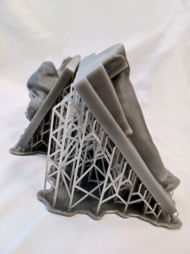 Calco per bassorilievo in stampa 3D SLS
