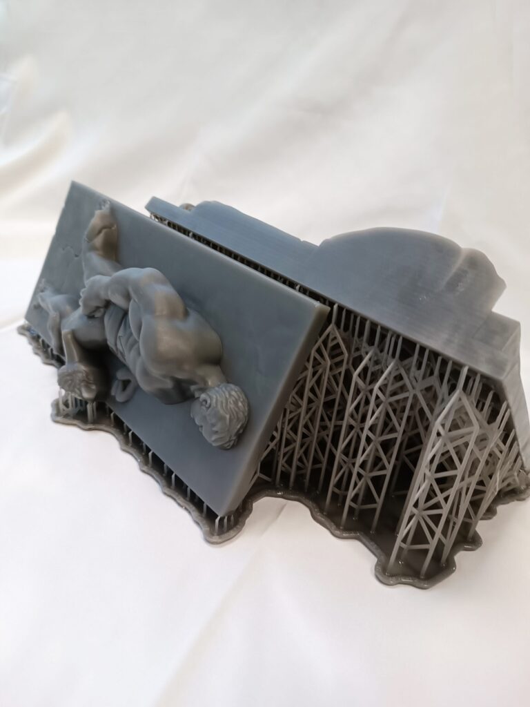 Calco per bassorilievo in stampa 3D SLS