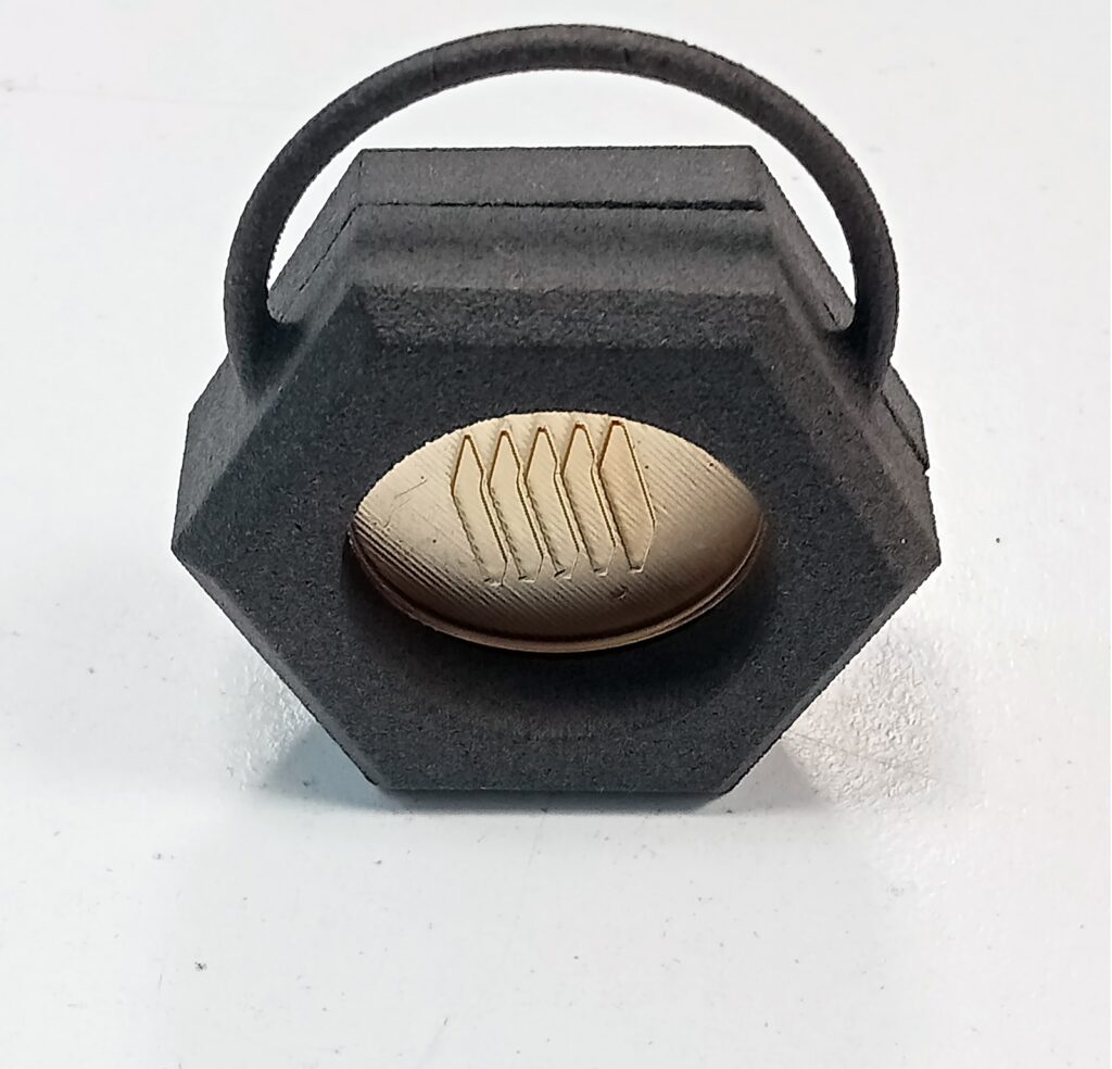 biglietto da visita e gadget in filo metallico e stampa 3D
