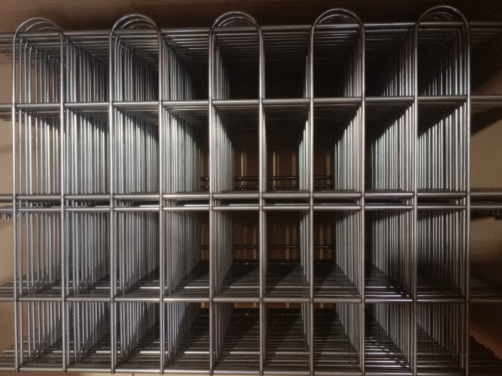 imballaggio griglia filo metallico