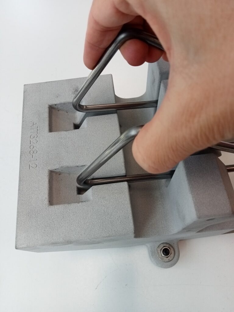 Maschera per puntatura gancio porta Minipimer